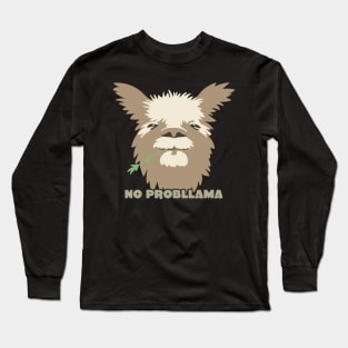 No Probllama Llama Long Sleeve T-Shirt